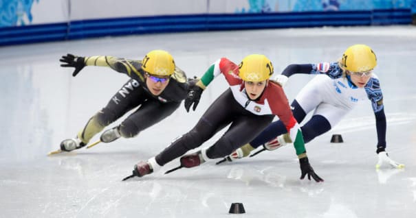 In which location did speed skating first emerge?