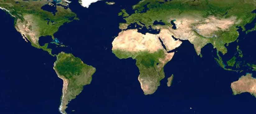 Identify the world's 7 continents.