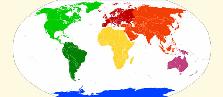 Identify the world's most massive continent.