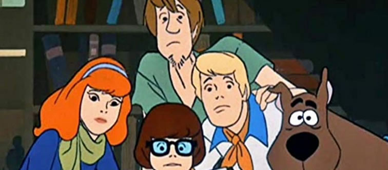 What legendary animation stars a talking Great Dane called Scooby?
